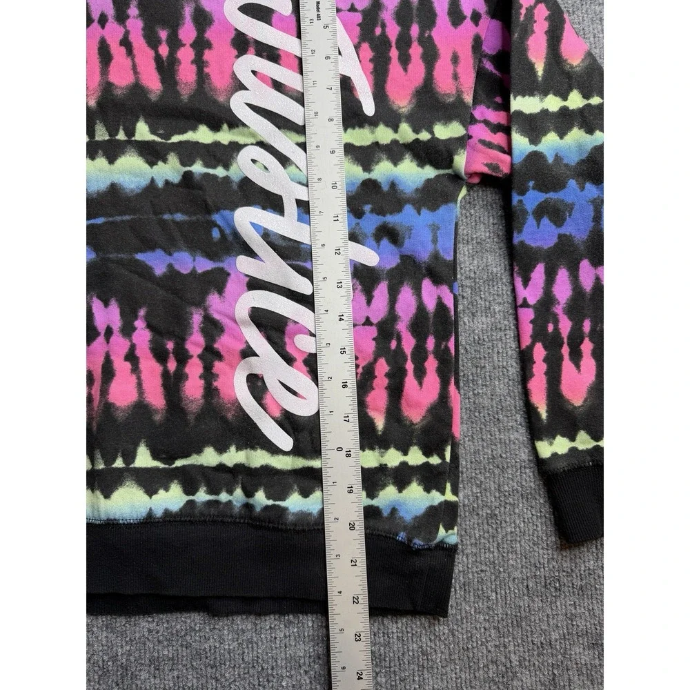 GIRLS JUSTICE Neon Hoodie Sweatshirt Fleece School Winter Fall Wear XLP -16P-18P